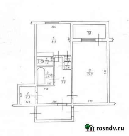 1-комнатная квартира, 41 м², 1/5 эт. на продажу в Волосово Волосово