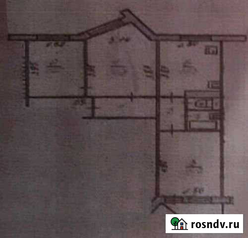 3-комнатная квартира, 58 м², 3/5 эт. на продажу в Сафоново Мурманской области Сафоново - изображение 1