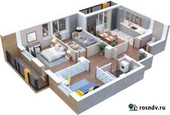 4-комнатная квартира, 103 м², 3/30 эт. на продажу в Екатеринбурге Екатеринбург
