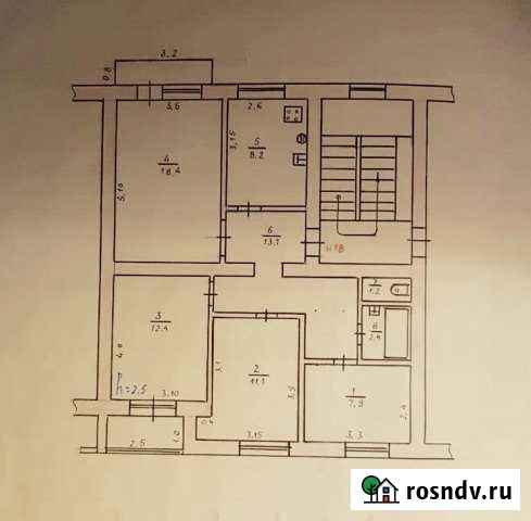 4-комнатная квартира, 75 м², 4/5 эт. на продажу в Моздоке Моздок - изображение 1