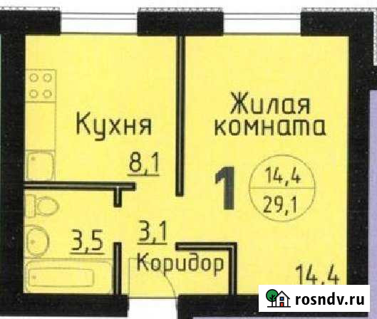 1-комнатная квартира, 29 м², 1/3 эт. на продажу в Петре Дубраве Петра Дубрава - изображение 1