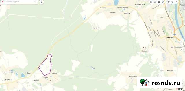 Участок СНТ, ДНП 5000 сот. в аренду в Яхроме Яхрома - изображение 1