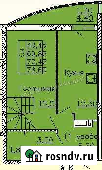 3-комнатная квартира, 72 м², 16/17 эт. на продажу в Иваново Иваново - изображение 1