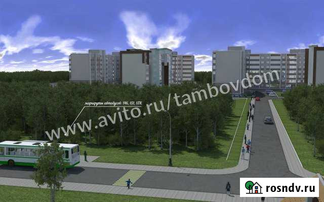 3-комнатная квартира, 80 м², 4/7 эт. на продажу в Тамбове Тамбов - изображение 1
