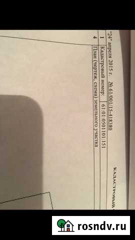 Участок СНТ, ДНП 6 сот. на продажу в Батайске Батайск - изображение 1