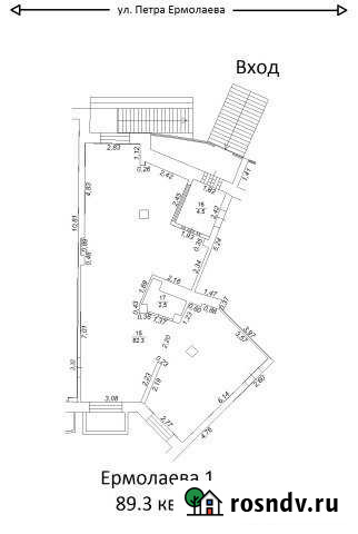 Помещение свободного назначения, 89.3 кв.м. Чебоксары - изображение 1