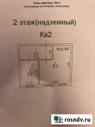 1-комнатная квартира, 29 м², 2/2 эт. на продажу в Зубцове Зубцов