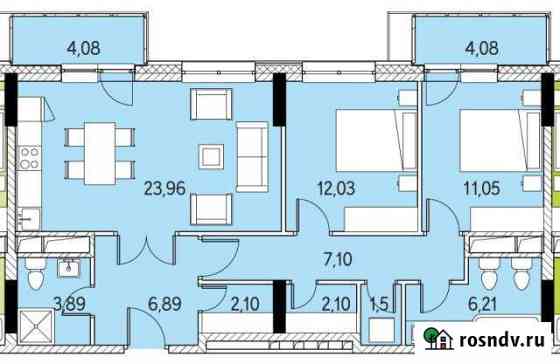 3-комнатная квартира, 85 м², 9/11 эт. на продажу в Обнинске Обнинск