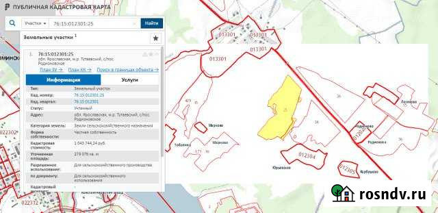 Участок СНТ, ДНП 2791 сот. на продажу в Константиновском Ярославской области Константиновский - изображение 1