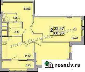 2-комнатная квартира, 67 м², 14/18 эт. на продажу в Белгороде Белгород