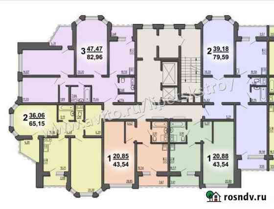 3-комнатная квартира, 83 м², 12/17 эт. на продажу в Липецке Липецк