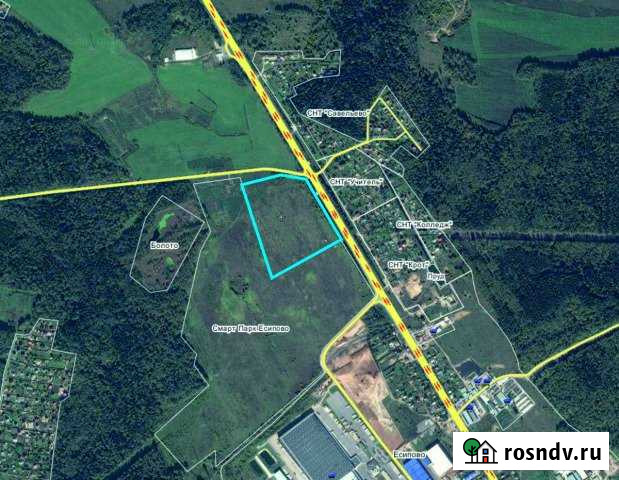 Участок промназначения 1100 сот. на продажу в Солнечногорске Солнечногорск - изображение 1