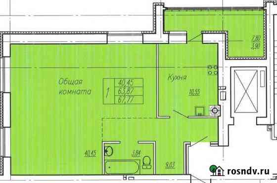 2-комнатная квартира, 68 м², 5/9 эт. на продажу в Иваново Иваново