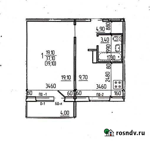 1-комнатная квартира, 39 м², 4/9 эт. на продажу в Саранске Саранск - изображение 1