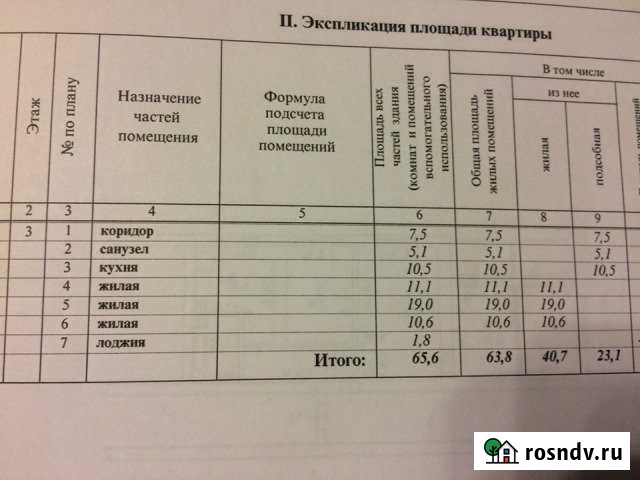 3-комнатная квартира, 66 м², 3/5 эт. на продажу в Павловском Посаде Павловский Посад - изображение 1