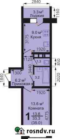 1-комнатная квартира, 35 м², 10/14 эт. на продажу в Коврове Ковров