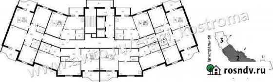 2-комнатная квартира, 75 м², 14/14 эт. на продажу в Костроме Кострома