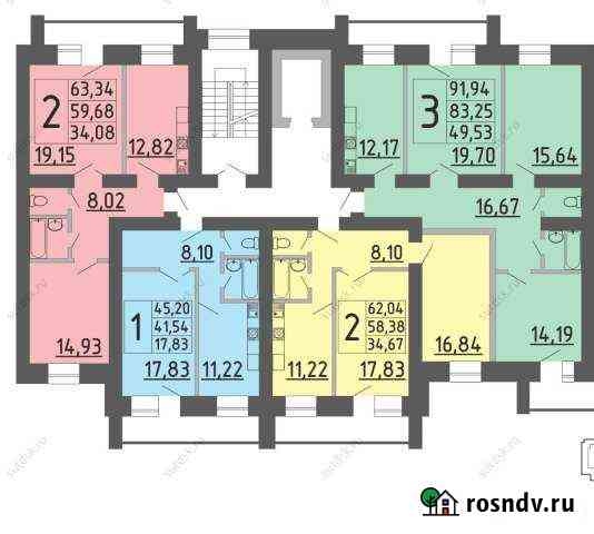 2-комнатная квартира, 63 м², 1/10 эт. на продажу в Северске Северск