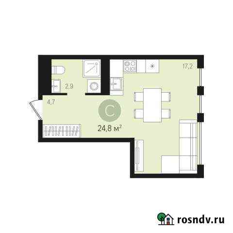 Квартира-студия, 24 м², 5/9 эт. на продажу в Екатеринбурге Екатеринбург