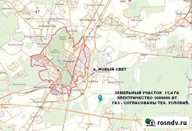 Участок промназначения 1140 сот. на продажу в Новом Свете Ленинградской области Новый Свет - изображение 1